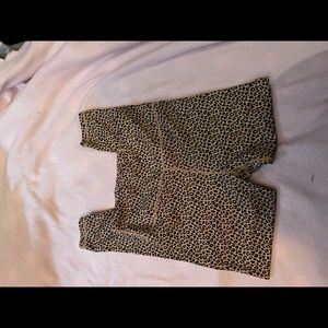 Cheetah print leggings